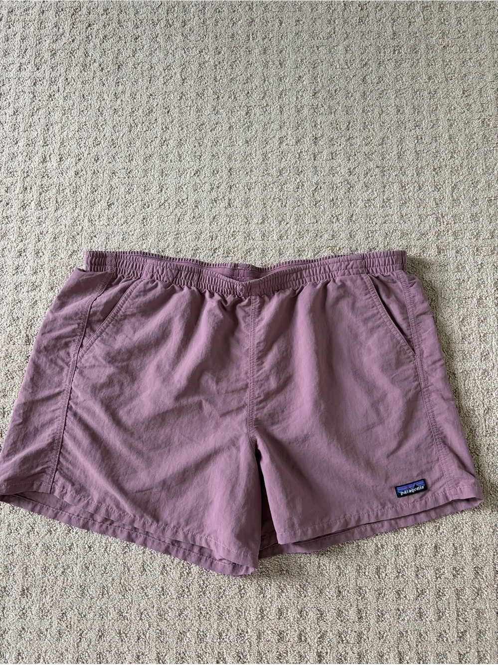 Patagonia Plum Baggies Women’s XL Shorts Purple